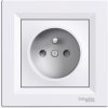 Lumiled Jednoduchá zásuvka 2P+PE s doskou SCHNEIDER ASFORA