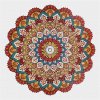 URSUS Diamond Painting, Mandala na plátne 30x30cm, červenomodrá, kreatívna sada