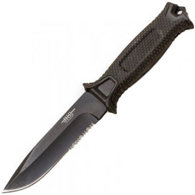 JKR MILITARY KNIFE RUBBER HANDLE BLACK JKR0769