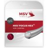Tenisový výplet MSV Focus Hex (12 m) - red - Červený (1.27 mm)