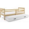 BMS GROUP Dětská postel s přistýlkou ERYK 2 80x190 cm, borovice/bílá (Volba matrace: Pěnová matrace)