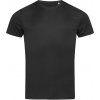 STEDMAN SPORTS-T INTERLOCK / Pánske športové tričko - black opal M