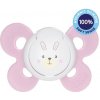 CHICCO Cumlík Physio Comfort silikónový 2-6m dievča - zajačik 1 ks 74911.11Z
