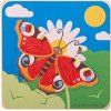 Bigjigs Toys Vkládací puzzle životní cykly motýla