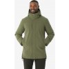 Quechua pánska turistická parka NH500 nepremokavá do -10°C zelená