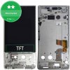 LCD displej + Dotykové sklo Blackberry Key2 Silver Aftermarket