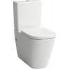 LAUFEN Meda WC misa kombi Silent Flush s hlbokým splachovaním, Vario odpad, 360 x 680 mm, matná biela, H8241117572311