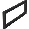 Konzola pre dosku pod umývadlo Jungborn Trenta čierna 45x2x14 cm hranatá