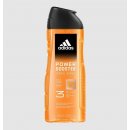 Adidas Power Booster energizujúci sprchový gél 3v1 400 ml