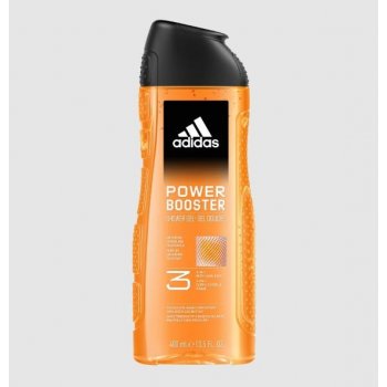 Adidas Power Booster energizujúci sprchový gél 3v1 400 ml