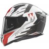 Přilba N401 Crower, NOX (bílá,černá,červená, vel. XL)