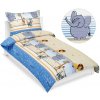 Bellatex Obliečky Junior KREP 80/036 safari modré 140x200 70x90