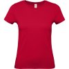 B&C Tričko B&C E150 Women, krátký rukáv, dámské COT01002T37103-deep red L Červená deep