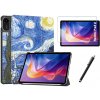 PUZDRO SMART COVER GRAFIKA + SKLO + DOTYKOVÉ PERO pre Xiaomi Redmi Pad 2