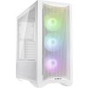 Lian Li LANCOOL II Mesh C RGB Snow Edition midi tower PC skrinka, herné puzdro biela 3 predinštalované LED ventilátory, bočné okno, prachový filter; Lancool II mesh C RGB snow