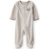 CARTER'S Overal na zips fleece Sleep & Play brown Fox chlapec