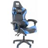 Herné kreslo GRIZZLY – ergonomické modré kreslo na gaming