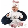 Llorens 74050 NEW BORN - realistická bábika bábätko so zvukmi a mäkkým látkovým telom - 42 cm