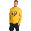 Northfinder Pánske turistické tričko z organickej bavlny CLAIR goldenyellow XL TR-3981OR