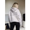 84987 Dewberry Oversize Women Sweatshirt-STONE šedá S dewberry 2465430633576