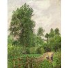 Obrazová reprodukcia Paysage, temps gris a Eragny, 1899, Camille Pissarro, 30 × 40 cm