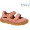 Protetika - barefoot polootvorené topánky NERY pink-v ext. sklade