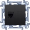 Simon 10 Počítačová zásuvka RJ45 kategórie 5e čierna matná C51.01/49