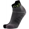 Sidas ponožky T-Free Run, sivá/ čierna - S (37/38)