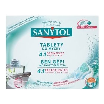 Sanytol 4v1 tablety do umývačky riadu 40 ks od 8,86 € - Heureka.sk
