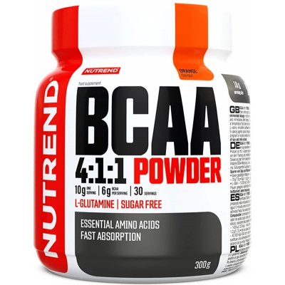 Nutrend BCAA 4:1:1 Powder 300 g pomaranč