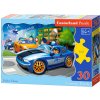 Castorland, Detské Puzzle Policajná naháňačka, 30 ks