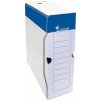 Archívny box, A4, 100 mm, kartón, VICTORIA OFFICE, biely