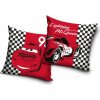 DEKORAČNÁ obliečka na vankúš CARS 40x40 cm AUTÁ VELVET plyšová