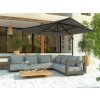 Hacienda set slnečník sivý 300x400 cm