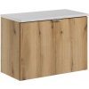 Súprava skrinka Comad Nova Oak NOVA OAK A 82-80-2D, doska Comad Nova White NOVA WHITE 89-80