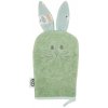 EKO Žinka bavlnená s uškami Bunny Olive green 20x15 cm