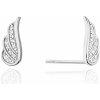 Blink-Blink Napichovacie diamantové náušnice anjelske krídlo 0.10 ct 3116BDB