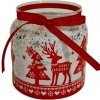 Bartek Candles Lampión Scandinavian Christmas White