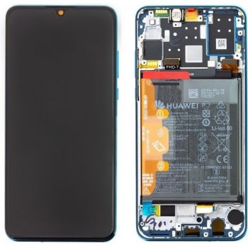 LCD Displej + Dotykové sklo + Rám + Batéria Huawei P30 Lite