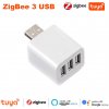 Chytrý WiFi/Zigbee mikro USB Adaptér Biela ZigBee 3