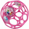 Oball Rattle 10 cm dark pink