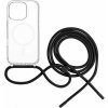 Fixed MagPure Neck puzdro s čiernou šnúrkou na krk pre Apple iPhone 16 Pro FIXPUNM-1402-BK