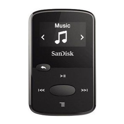 SanDisk CLip Jam 8GB / MP3 Prehrávač / microSDHC / Radio FM / čierny (SDMX26-008G-G46K)