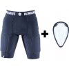 Šortky so suspenzorom BLINDSAVE PROTECTION SHORTS PRO + CUP čierna,biela
