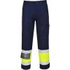 PORTWEST Kalhoty Hi-Vis Modaflame MV26 do pasu, reflexní POR-MV26YNTXL XL Žlutá/navy Prodložené na výšku 183 cm