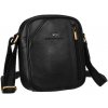 Pánske kabelky [DH] kožená taška PTN 8023 NDM BLACK