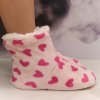 Dámske plyšové ružové ponožky Heart Warmth 35-41