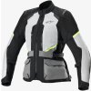 Bunda STELLA ANDES AIR DRYSTAR, ALPINESTARS, dámská (světle šedá/tmavě šedá/černá/žlutá fluo, vel. S)