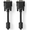 NEDIS kabel VGA (D-SUB)/ zástrčka VGA - zástrčka VGA/ černý/ bulk/ 10m CCGL59000BK100