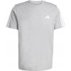 Pánske tričko adidas, 3-STRIPES SJ TEE sivá,biela L